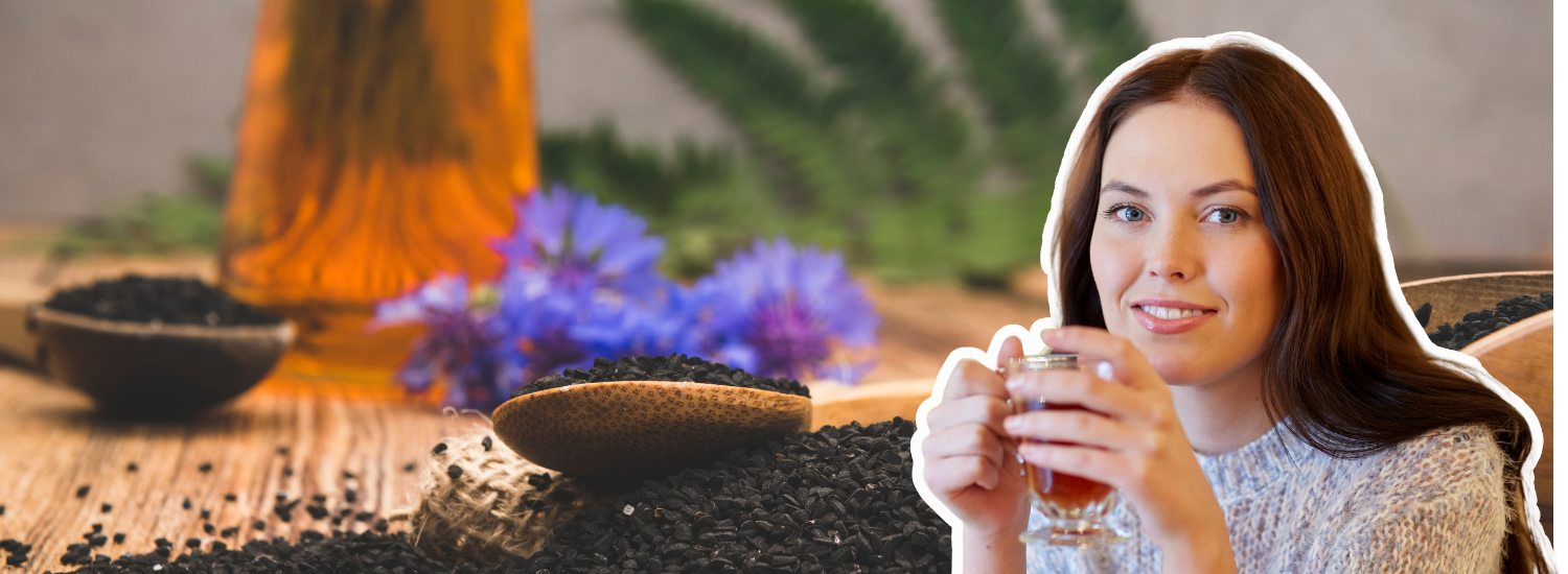 Ceai de chimen negru banner