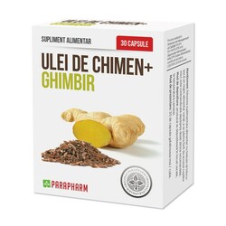 Ulei de Chimen si Ghimbir, 30 capsule, ParaPharm