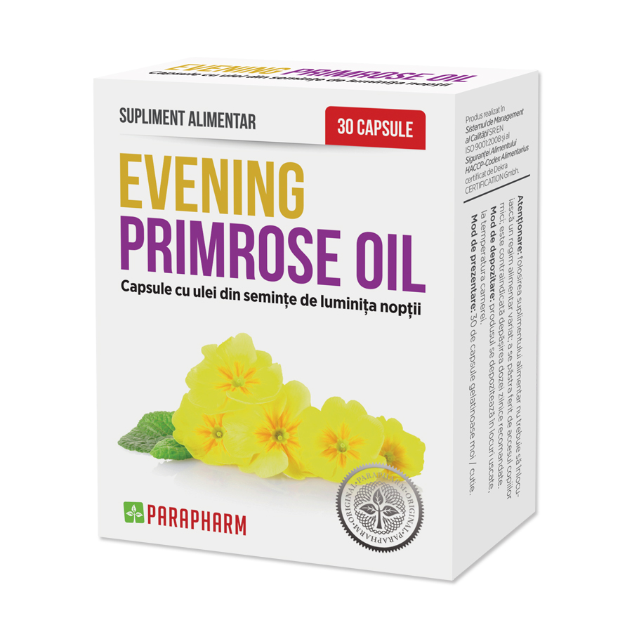 Evening Primrose Oil, 30 capsule, Parapharm