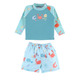 Costum de baie cu protectie UV Crevettes, +12 luni, blue, Archimede 506290