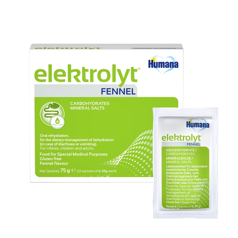 Elektrolyt cu Fenicul, 75 gr, Humana
