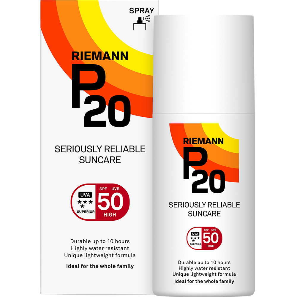 Spray cu protectie solara SPF 50, 200 ml, Riemann P20