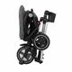 Tricicleta ultrapliabila pentru copii Nova Rubber, Negru, Qplay 507572