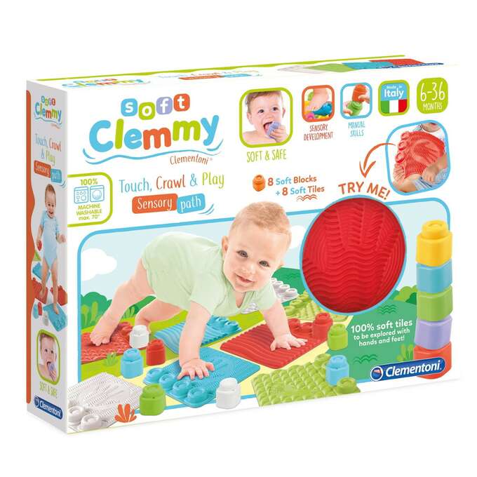 Covoras senzorial Soft Clemmy, +6 luni, Clementoni