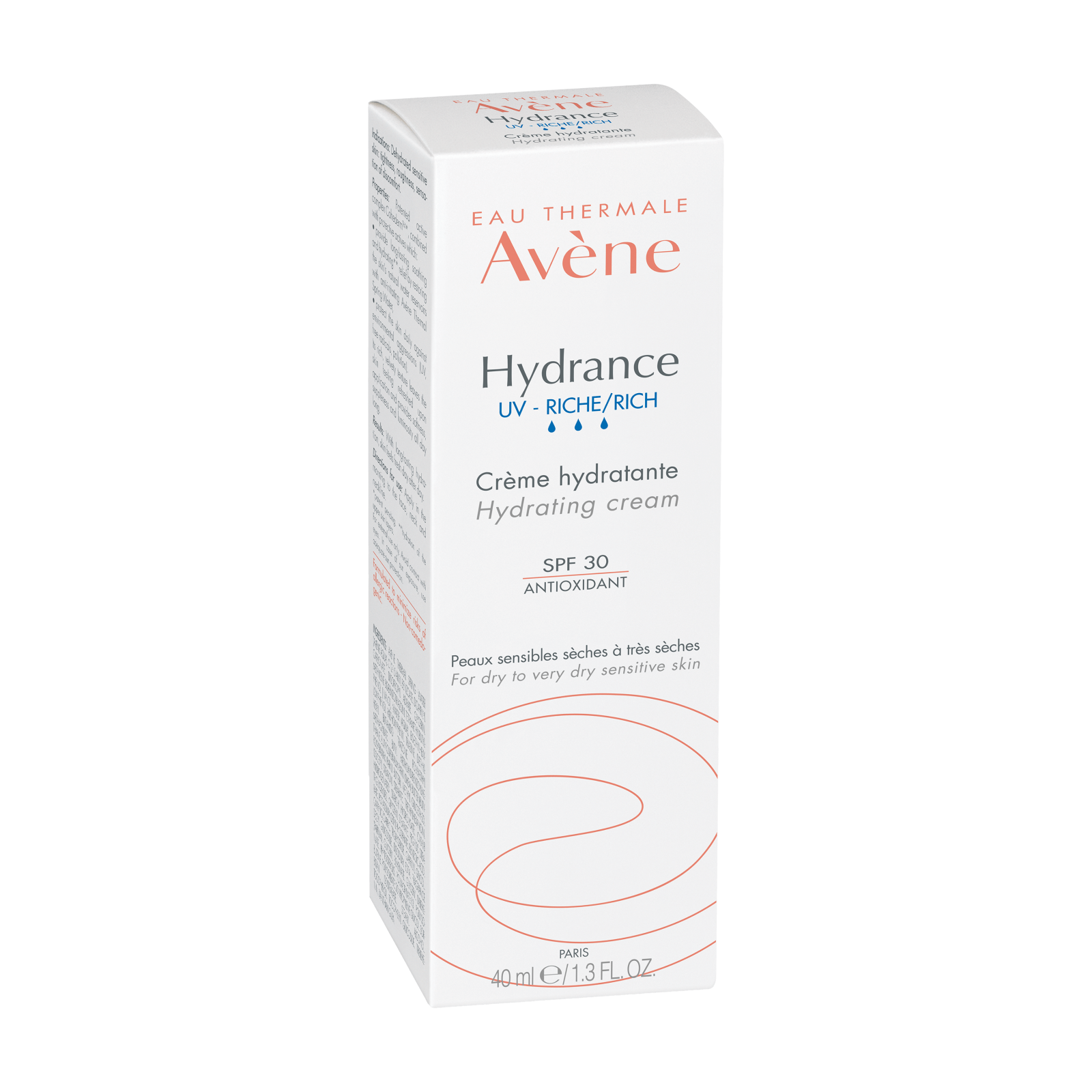 Crema hidratanta SPF 30 Hydrance Riche, 40 ml, Avene 508196