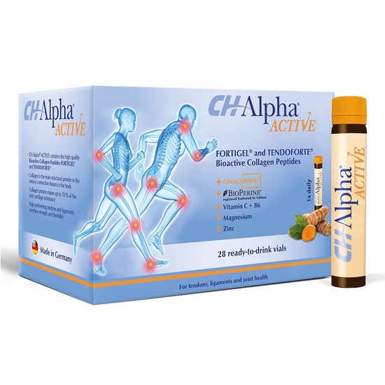 Colagen 4 in 1 formula CH Alpha Active, 28 fiole buvabile x 30 ml