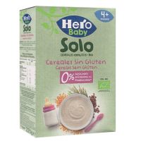 Cereale ecologice fara gluten, 220 gr, Hero Baby Solo