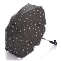 Umbrela cu protectie UV 50+, gri stelute, Fillikid
