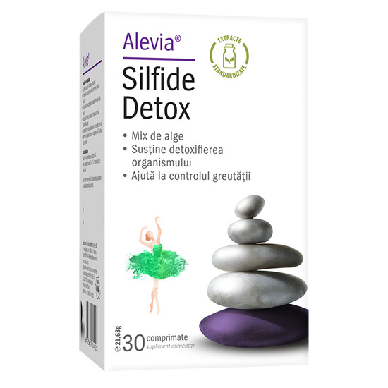 Silfide Detox, 30 comprimate, Alevia