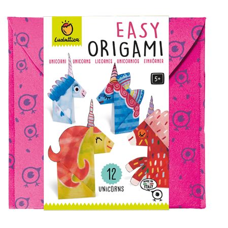 Set origami pentru incepatori Unicorni, +5 ani