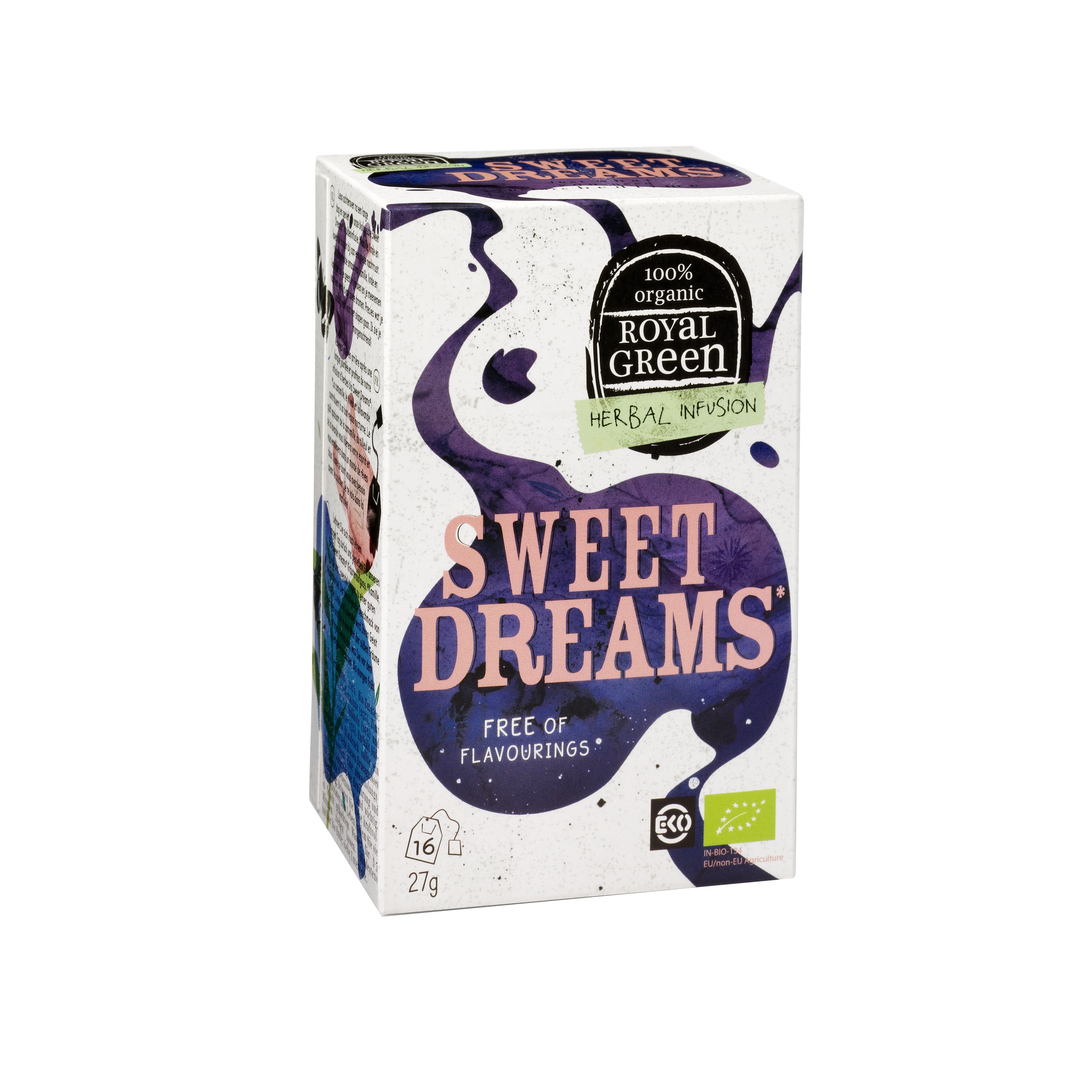 Ceai Sweet Dreams Love & Happiness, 16 plicuri, Royal Green
