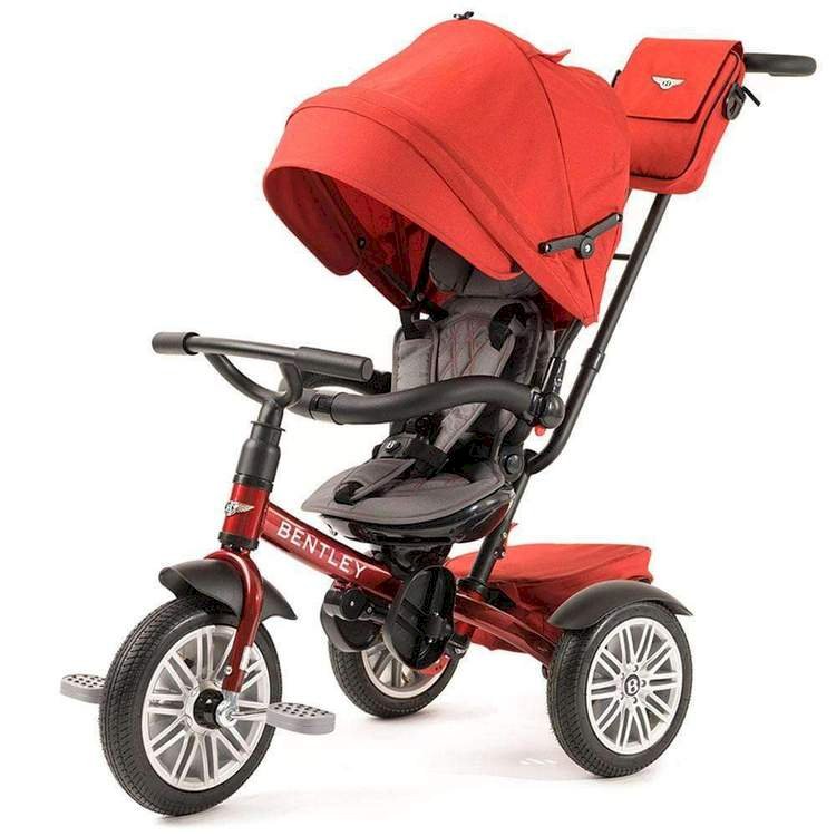 Tricicleta 6 in 1 pentru copii, Dragon Red, Bentley