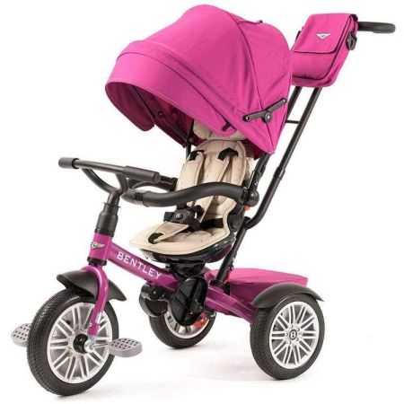 Tricicleta 6 in 1 pentru copii, Fuchsia Pink