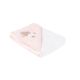 Prosop cu gluga pentru bebelusi, 90x90 cm, Pink, Kikka Boo 511065