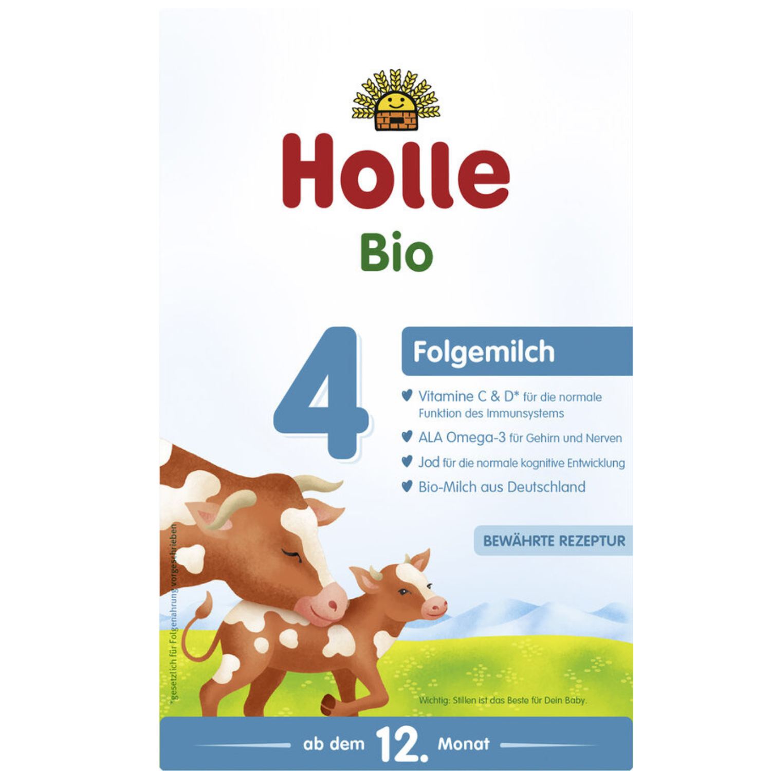 Lapte praf Bio Formula 4, 12+ luni, 600 g, Holle Baby