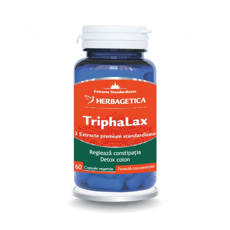 TriphaLax, 60 capsule, Herbagetica