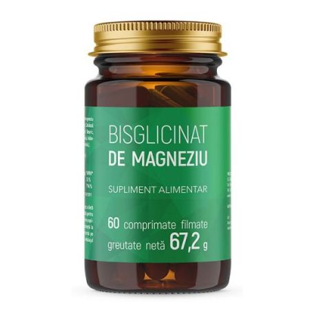 Bisglicinat de magneziu, 60 comprimate