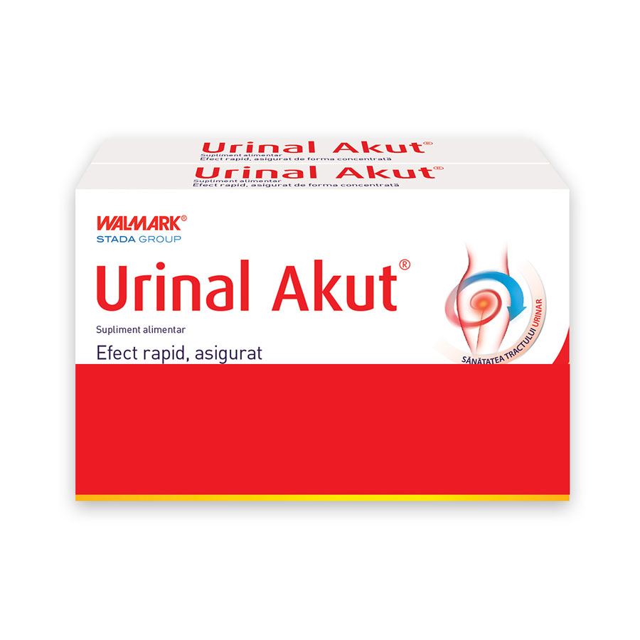 Pachet Urinal Akut, 2 x 10 tablete, Walmark