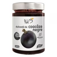 Dulceata naturala din coacaze negre fara zahar Bun de Tot, 360 g, Dacia Plant