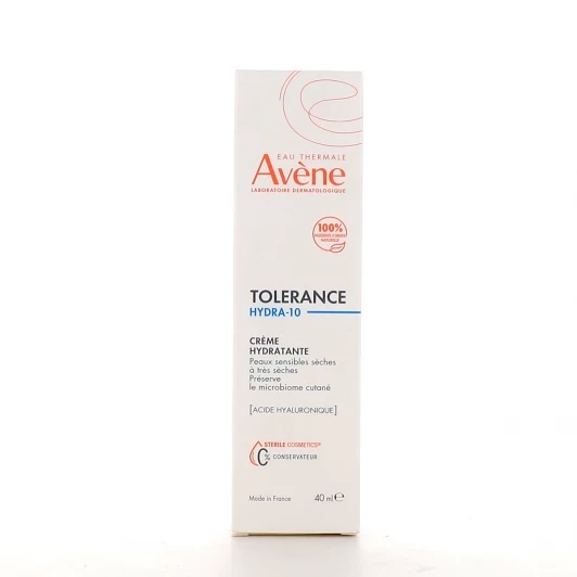 Crema hidratanta Tolerance Hydra 10, 40 ml, Avene
