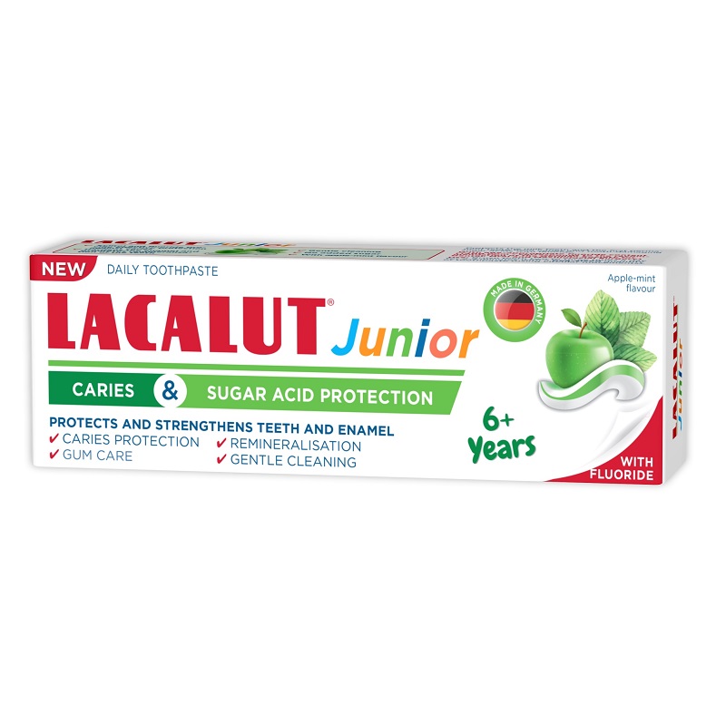Pasta de dinti Lacalut Junior +6 ani, 55 ml, Theiss Naturwaren