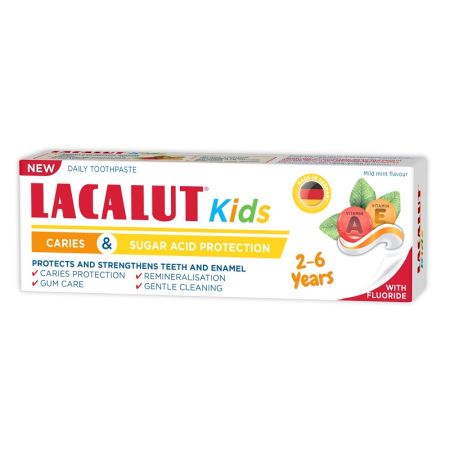Pasta de dinti Lacalut Kids 2-6 ani