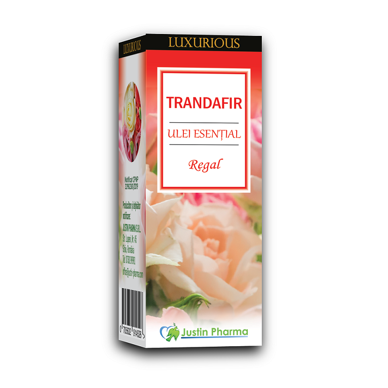 Ulei esential trandafir de Damasc Luxurious, 10 ml, Justin Pharma