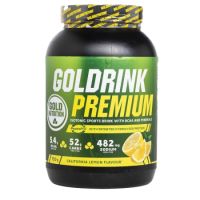 Goldrink Premium + BCAA cu aroma de lamaie, 750 gr, Gold Nutrition