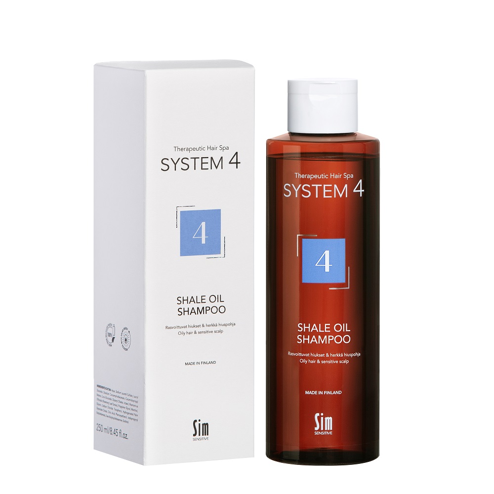 Sampon 4 tratament pentru scalp gras seboreic cu matreata System 4, 250 ml, Sim Sensitive