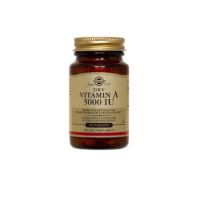 Vitamina A Dry 5000 IU, 100 tablete, Solgar