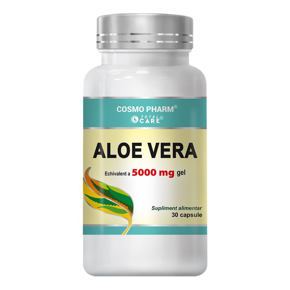 Aloe Vera 5000 mg, 30 capsule, Cosmopharm