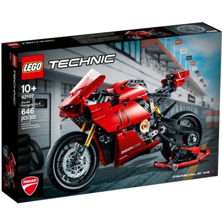 Ducati Panigale V4R Lego Technic, +10 ani, 42107