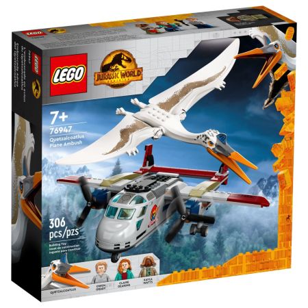 Ambuscada avionului de catre Quetzalcoatlus Lego Jurassic World, +7 ani, 76947