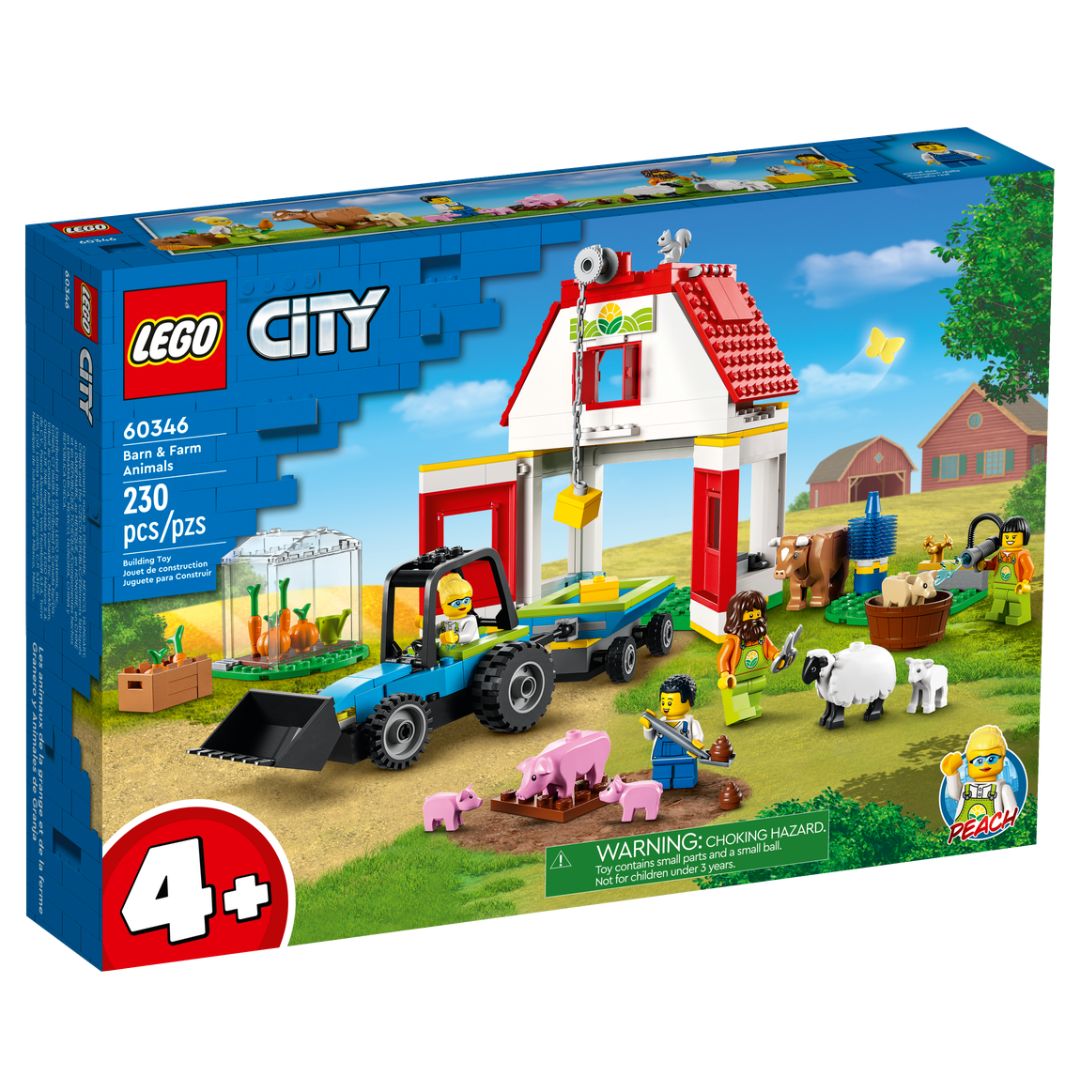 Hambar si animale de ferma Lego City Farm, +4 ani, 60346, Lego