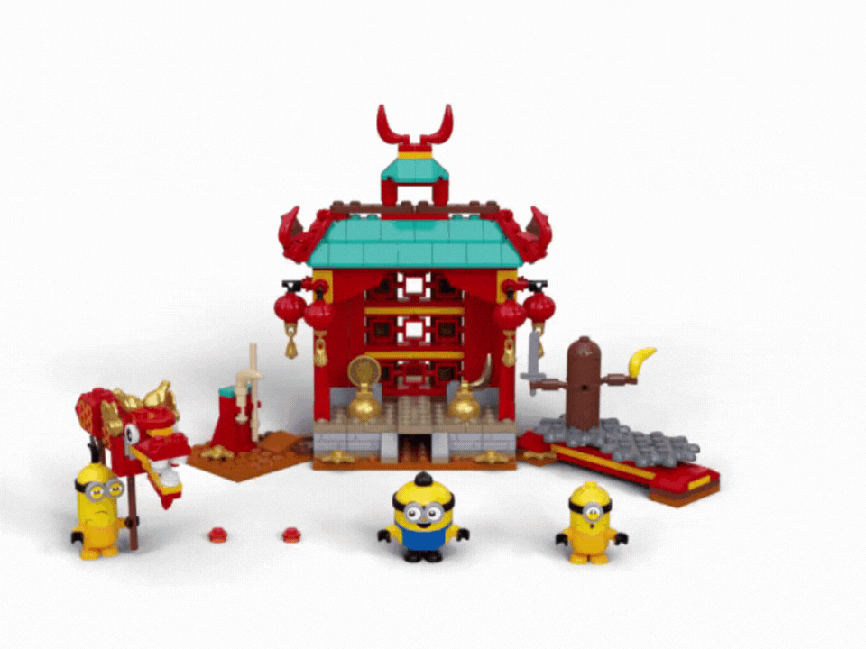 Sideboard code Stumble Lupta Kung Fu a minionilor Lego Minions, +6 ani, 75550, Leg : Bebe Tei