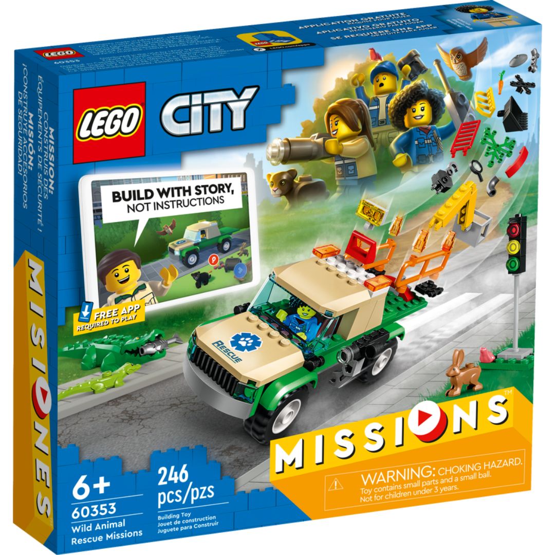 Misiuni de salvare a animalelor salbatice Lego City, +6 ani, 60353, Lego