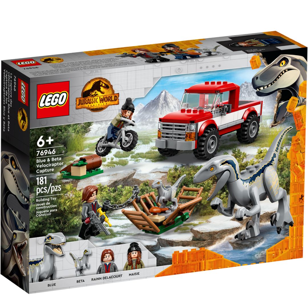 Capturarea Velociraptorilor Blue si Beta Lego Jurassic World, +6 ani, 76946, Lego