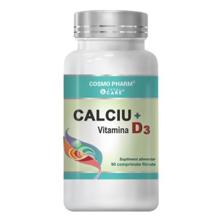 Calciu + Vitamina D3, 90 tablete