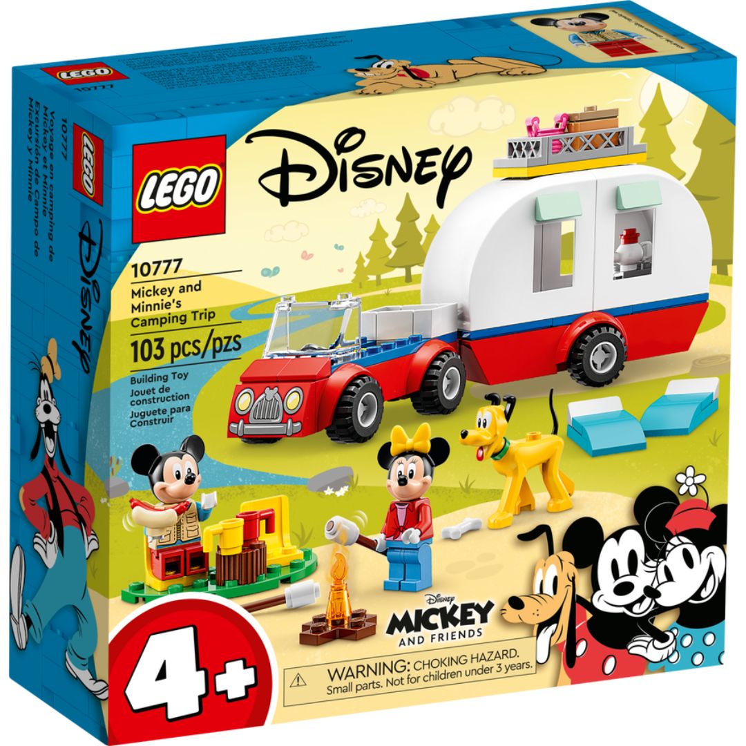 Camping cu Mickey Mouse si Minnie Mouse Lego Mickey and Friends, +4 ani, 10777, Lego