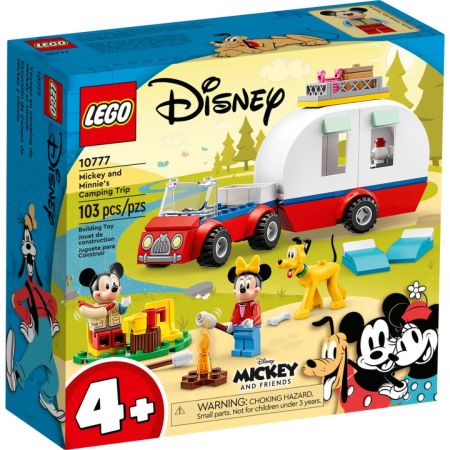 Camping cu Mickey Mouse si Minnie Mouse Lego Mickey and Friends, +4 ani, 10777