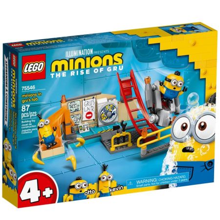Minioni in laboratorul lui Gru Lego Minions, +4 ani, 75546