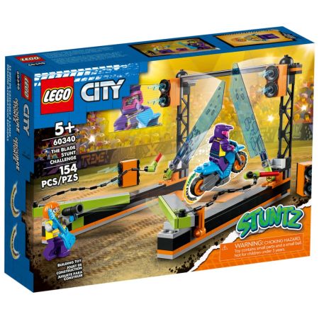 Provocarea de cascadorii cu motociclete Lego City Stuntz, +5 ani, 60340