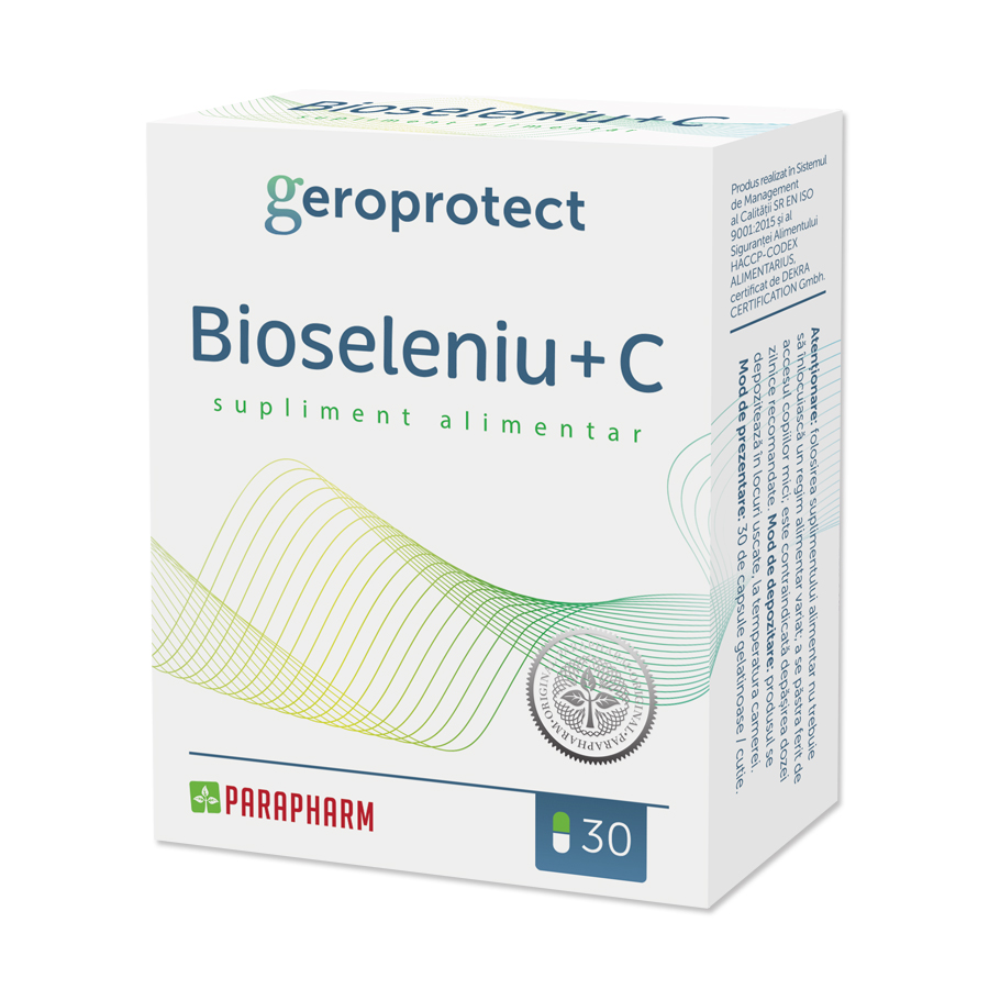 Bioseleniu + Vitamina C, 30 capsule, ParaPharm