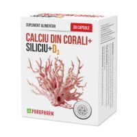 Calciu Coral cu Siliciu si D3, 30 comprimate, ParaPharm