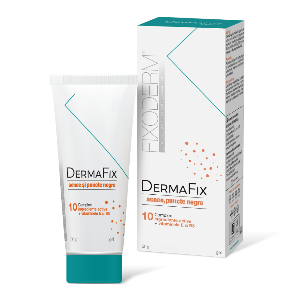 Gel pentru acnee si puncte negre DermaFix, 50 g, Pharmagenix Al