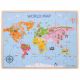 Puzzle din lemn Harta lumii, 35 piese, Big Jigs 514679