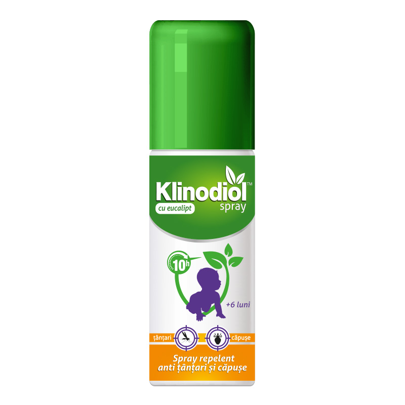 Spray pentru copii anti tantari si capuse, 100 ml, Klinodiol
