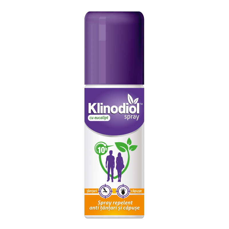 Spray pentru adulti anti tantari si capuse, 100 ml, Klinodiol