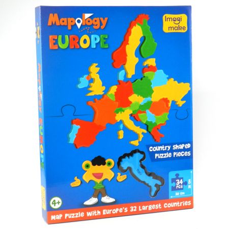Puzzle Harta Europei, 34 piese
