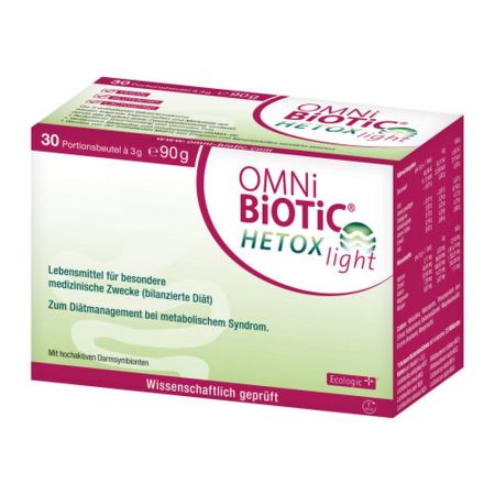 Omni Biotic Hetox Light, 30 plicuri x 3 g, Institut Allergosan